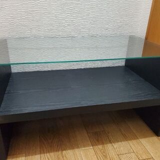 組み立て式テレビボード（天板ガラス）