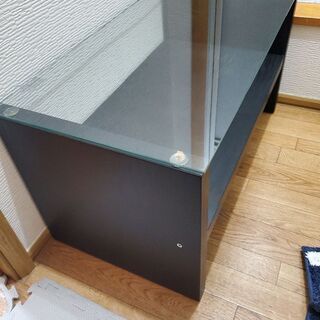 組み立て式テレビボード（天板ガラス）の画像