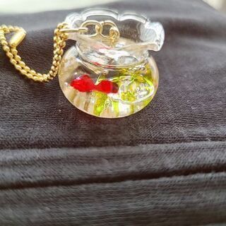金魚鉢キーホルダー