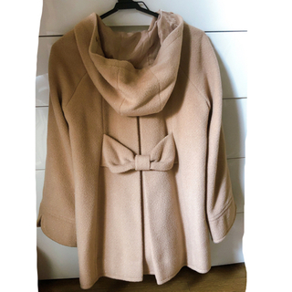ベージュ　コート　冬　prime patternの画像