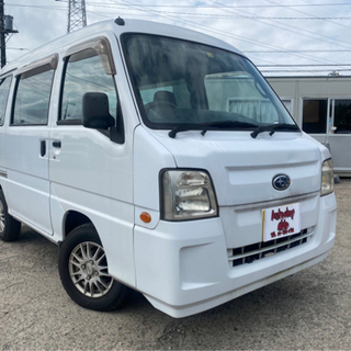 【支払い総額19.8万円】車検令和4年6月 TV2 サンバーバン 走行8.2万キロ TV ナビ 4WD AT PW AC PS ETC ハイルーフ 乗って帰れる！の画像