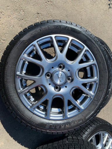 取引解消にあたり再投稿します！〖美品〗2019年製165/55R14 ホイール付き冬タイヤ4本セット