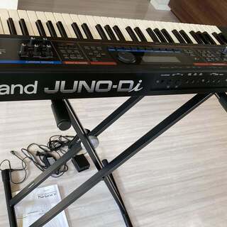 Roland JUNO-Di スタンド・ソフトケース・フットペダル付き