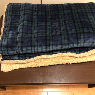 YUASA こたつテーブル　こたつ布団　通電確認済　引取希望