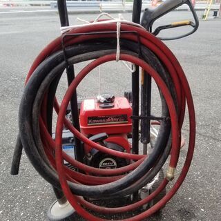 引取限定　有光　JAS-04ET　エンジン式高圧洗浄機　【ハンズクラフト下関店】の画像