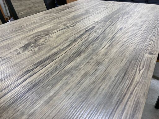 ★美品★ダイニング5点セット 4人掛け 使用期間短い カフェ 家具 キレイ アイアン