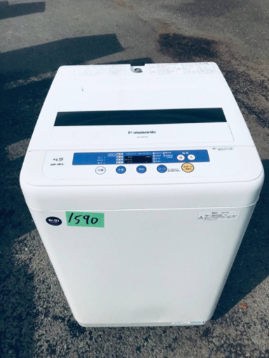 1590番 Panasonic✨全自動電気洗濯機✨NA-F45B3B‼️