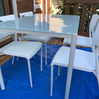 【ドタキャンにより再投稿】お部屋が明るくなるダイニングセット（ユーズド）の画像