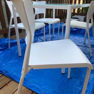 【ドタキャンにより再投稿】お部屋が明るくなるダイニングセット（ユーズド）の画像