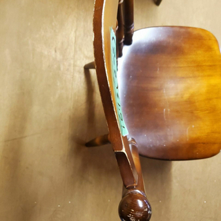 1611番✨家具 ダイニングチェア キツツキマーク 飛騨産業‼️の画像