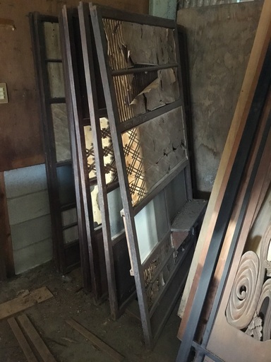 古い建具　2枚で