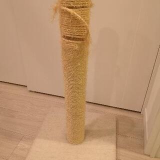 猫用★爪とぎポール 使用感ありの画像