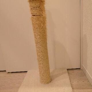 猫用★爪とぎポール 使用感ありの画像