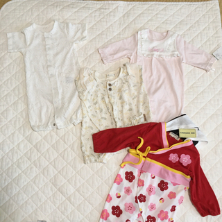 女の子ベビー服　50〜80 4枚