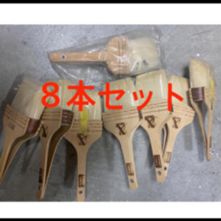 ８本セット　はけ　刷毛　ハケ　ASAHI HAKE 建築用　塗装