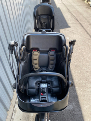 新型バッテリー12ah 子供シート付き　子供乗せ電動自転車　パナソニック製