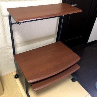 キャスター付きPCデスク 3000円