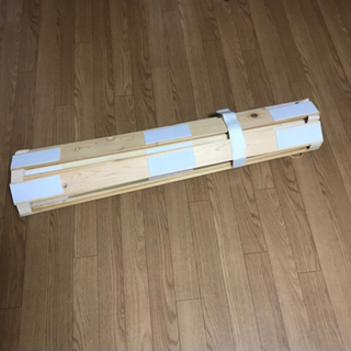 マットレス(ニトリ)  折りたたみスノコマット(アイリスオーヤマ)の画像