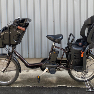 新型バッテリー12ah 子供シート付き　子供乗せ電動自転車　パナ...