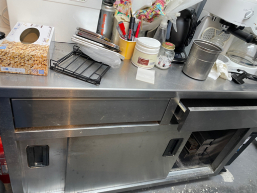 引き出し調理台(1200x45x800)