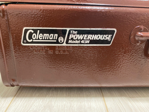 コールマン　ツーバーナー　バターナッツカラー塗装