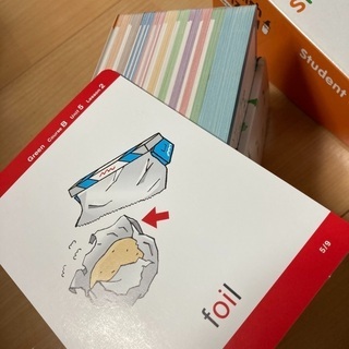 aeon kids  english book CD card セットの画像