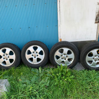 C25 セレナ 純正ホイール タイヤ付き セレナC25純正ホイールタイヤセット(ホイールにキズ有り) タイヤ