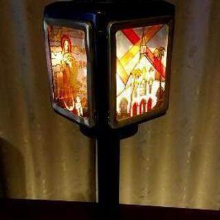 値下げ！アンティークな卓上スタンドライトの画像