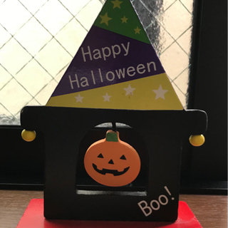 ハッピーハロウィン　お化け　カボチャ　置物　飾りの画像