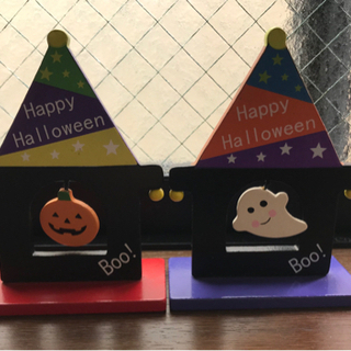 ハッピーハロウィン　お化け　カボチャ　置物　飾り