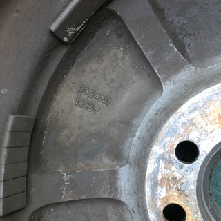 ムーンアイズホイール　175/75/R14ホワイトリボンタイヤの画像