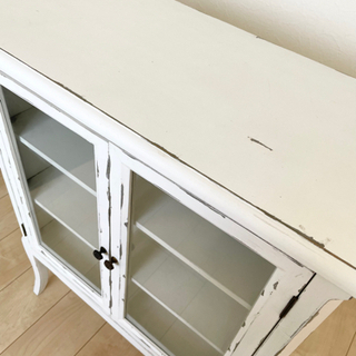 キャビネット棚　シャビーシック風　アンティーク風の画像
