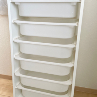 IKEA 収納棚　おもちゃ収納　白　ホワイト