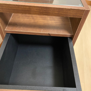 サイドテーブル　寝室の収納　【引越し大特価】の画像