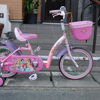 天童市山形市寒河江市　幼児用　16インチ★補助輪付き★★自転車整...