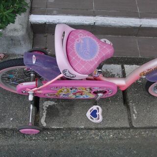 天童市山形市寒河江市　幼児用　16インチ★補助輪付き★★自転車整備士が整備