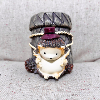 可愛い　ハリネズミ　鉛筆立て　ペンスタンド　小物入れの画像