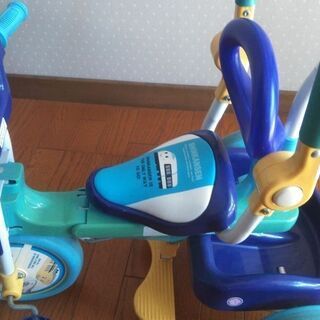 三輪車（M&M　折りたたみ三輪車　新幹線）の画像
