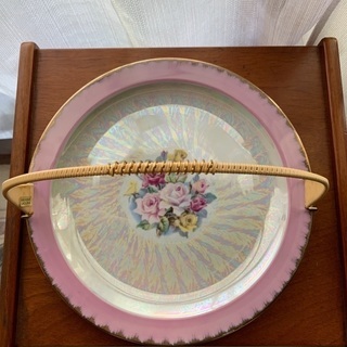 取手付きレトロ洋皿(直径16cm) 未使用品の画像