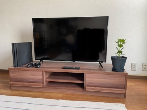 43型テレビ＋テレビ台　引っ越しに伴い手放します