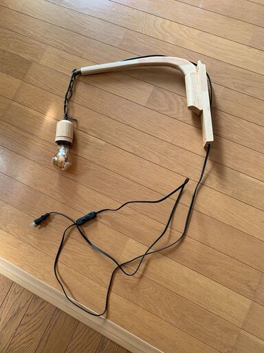 木製ウッドブラケットランプナチュラル
