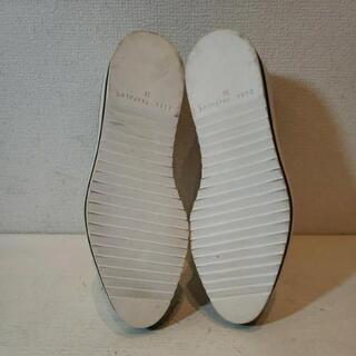 ZARA ザラ 厚底シューズ レザー ホワイト サイズ36（23.5cm）の画像