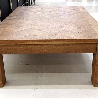 札幌市/清田区 ノットアンティークス トロイ テーブル 矢張り オーク材