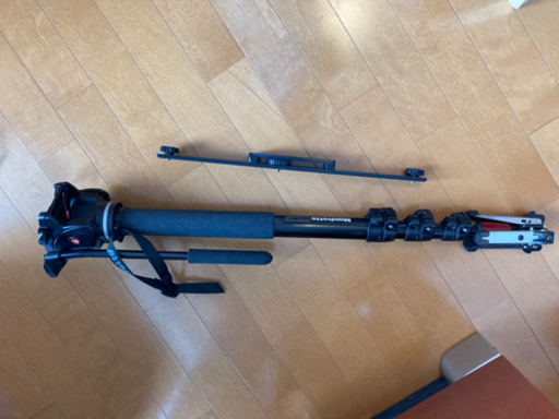 Manfrotto 一脚 フルードビデオ一脚 2WAY雲台 アルミニウム製 561BHDV-1