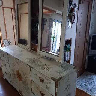 【説明追加しました】収納付きドレッサーの画像