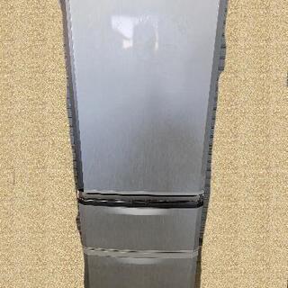 三菱　冷凍冷蔵庫　370L　作動OK!
