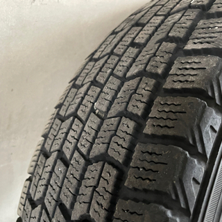 【取りに来れる方】 15インチ6J　4穴  +45アルミホイール + 175/65R15スタッドレスタイヤの画像