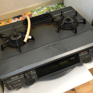 【無料】グリル付二口ガスコンロ【KGE660FTS(BK)L】 ...