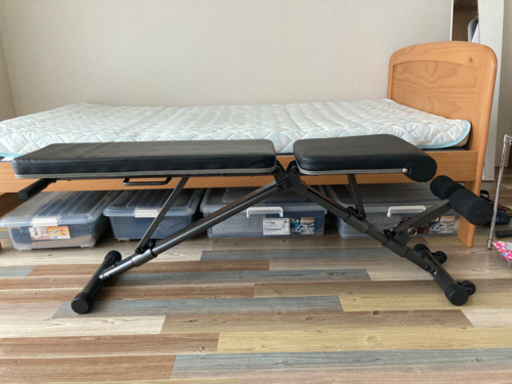 4WAYトレーニングベンチ&30kg×2個ダンベルセット