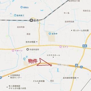 『広め240坪の土地。お庭、駐車スペースの確保も容易。近隣に商業エリア』■ 栃木市岩舟町静■土地販売/土地売買  − 栃木県